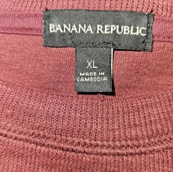 Banana Republic Mens Long Sleeve Top Size Xl - Picture 9 of 10